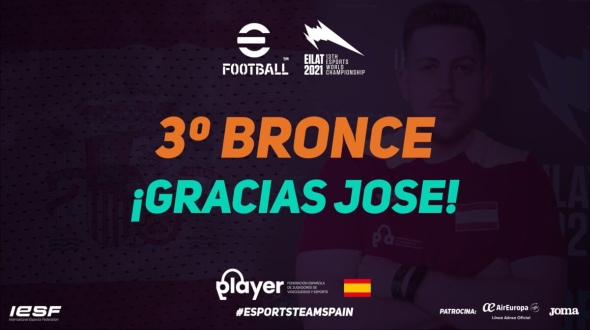 España gana el bronce de eFootball 2022 en el IESF