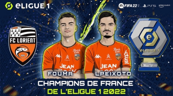 Le FC Lorient sacr champion d'eLigue 1