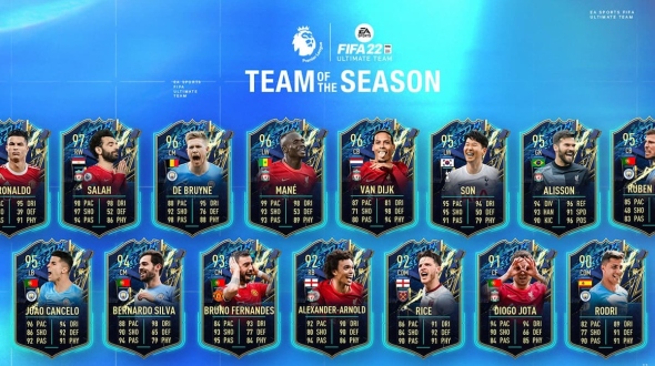 Check out the FIFA22 Premier League Team of the Season!